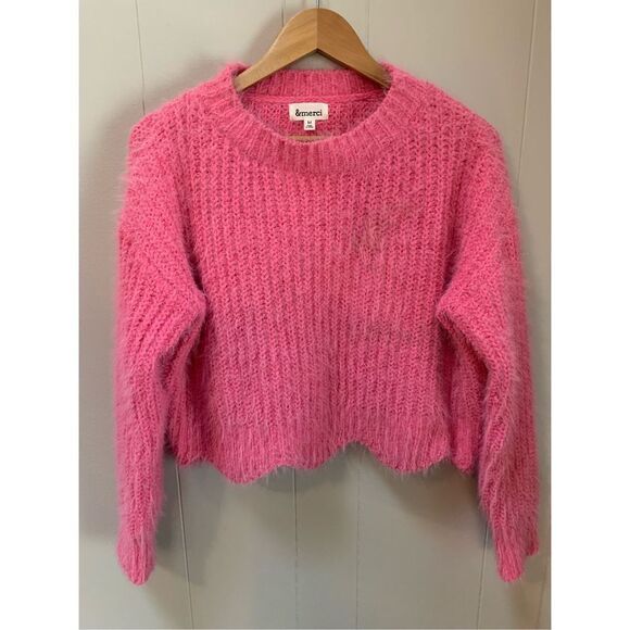 &merci Sweaters - &merci Hot Pink Sweater Medium